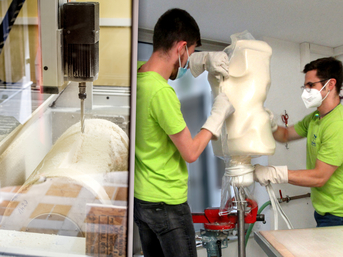 Tiefziehen und CNC Fräsen